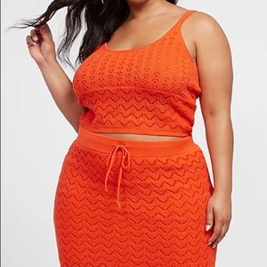 Fashion To Figure Crochet Tank Set